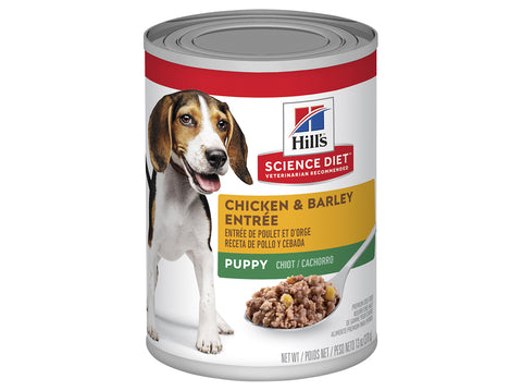 Hills Science Diet Puppy Chicken & Barley Entrée Canned Dog Food