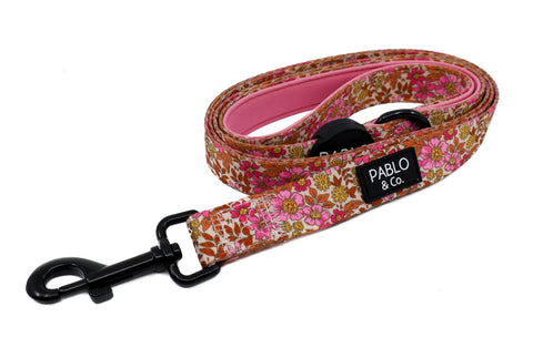Pablo & Co Pink Posies Dog Lead