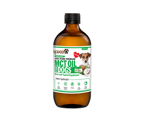 CocoPet Organic MCT Coconut Oil for Dogs 500mL