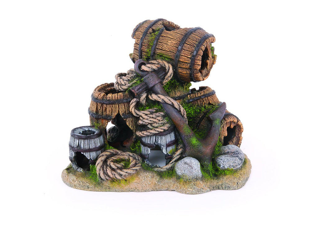 Kazoo Barrels With Rope and Anchor