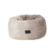 La Doggie Vita - Luxe Plush Donut Cat Bed Taupe