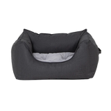 La Doggie Vita - Water Resistant High Side Charcoal Bed