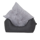 La Doggie Vita - Water Resistant High Side Charcoal Bed
