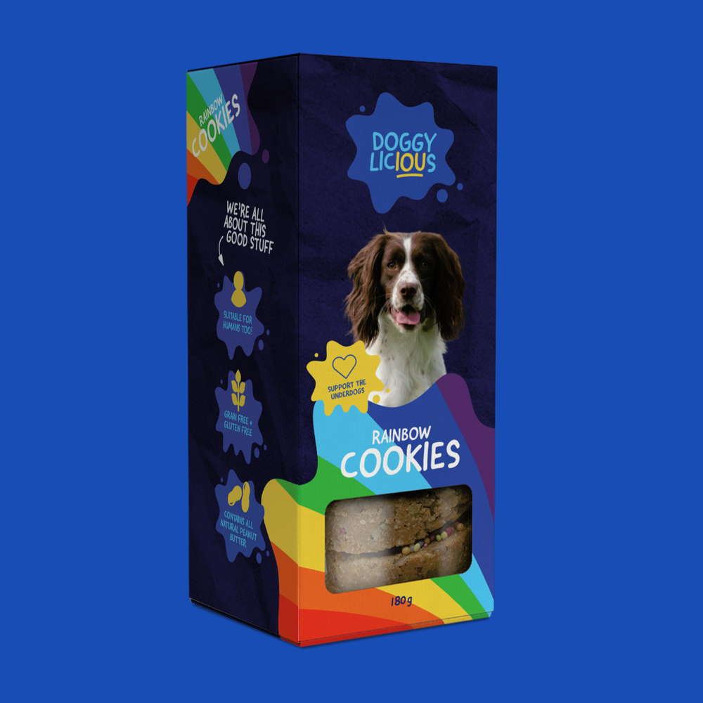 Doggylicious Rainbow Cookies 180G