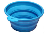 Pet One Round Silicone Travel Bowl