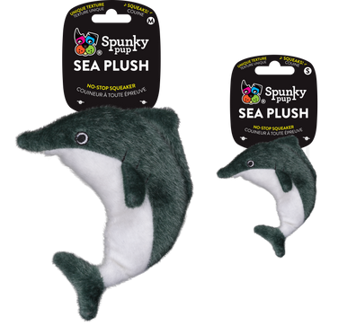 Spunky Pup Sea Plush Dolphin