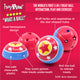 Hay Pigs Circus Treat Ball 3 in 1 Enrichment Toy