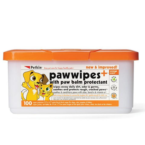 Petkin Paw Wipes 100pk (Box)