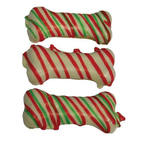 Huds and Toke Christmas Frosted Doggy Bone 3pk - 5cm
