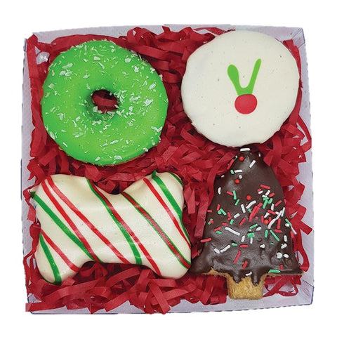 Huds and Toke Christmas Cookie Mix Gift Box 4pk - 5cm