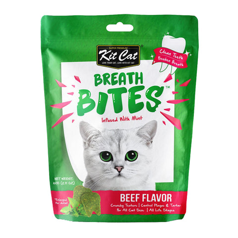 Kit Cat Breath Bites Beef 60gm