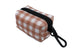 Pablo & Co Poop Bag Holder Chocolate Gingham