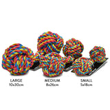 Scream Rope Fist Dumbbell Dog Toy