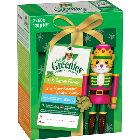 Feline Christmas Greenies 2x60g