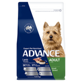 Advance Small Toy Breed Adult Dog Lamb with Rice dry dog food – Australian-made smaller kibble complete balanced dry food for small and toy breed dogs in 3kg and 8kg