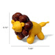 Charming Pet Latex Squeaker Dog Toy - Yellow Balloon Lion