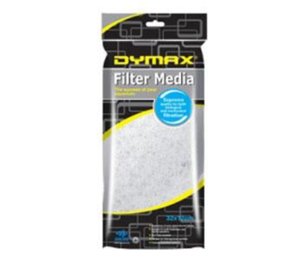 Dymax white Dacron filter pad 32 x 12cm, 2 pack in retail bag