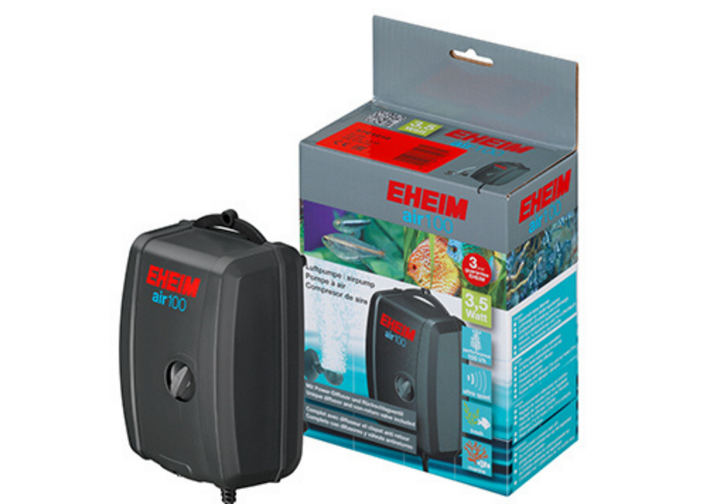 Eheim Air 100 3701010 quiet aquarium air pump with diffuser and air hose