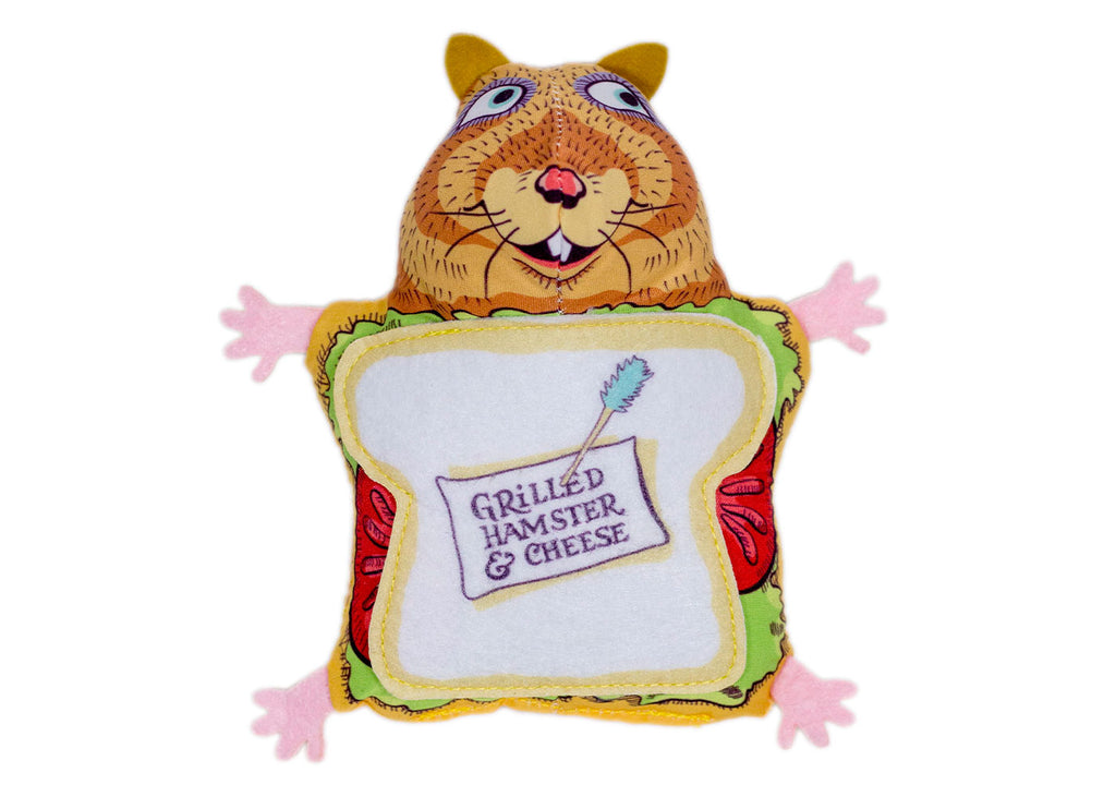 Fluffys Snack Bar Grilled Hamster & Cheese Cat Toy