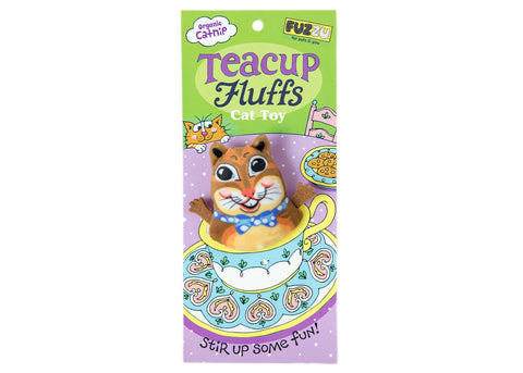 Fuzzu Tea Cups Cat Toy Chipmunk