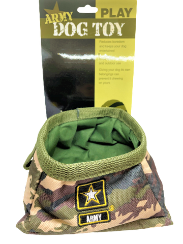 MyBestFriend Army Fibric Container Dog Toy