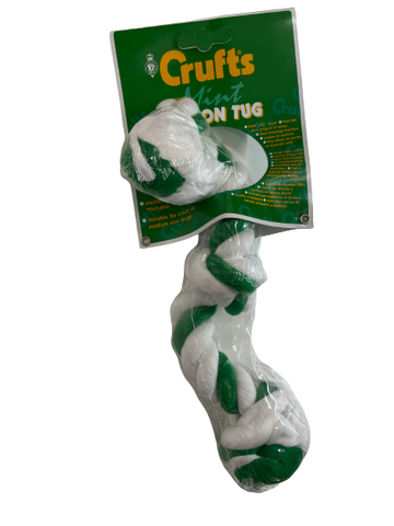 Crufts Mint Cotton Tug Medium
