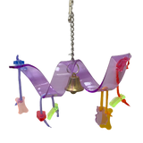 MyBestFriend Bird Toy Acrylic Spiral