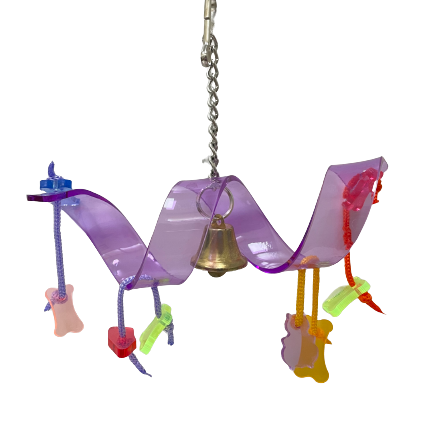 MyBestFriend Bird Toy Acrylic Spiral