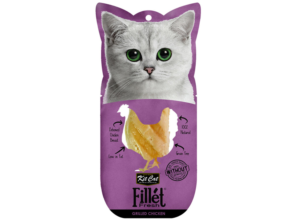 Kit Cat Fillet Fresh Grilled Chicken Wet Food