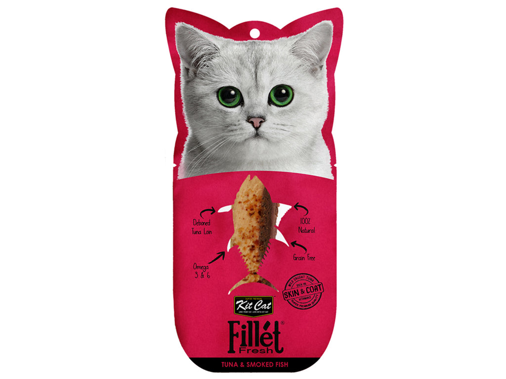 Kit Cat Fillet Fresh Tuna & Smoked Fish Wet Food