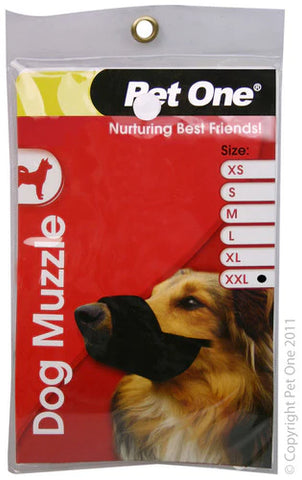 Muzzle Nylon XXL Bk