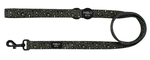 Pablo & Co Dog Leash Khaki Leopard