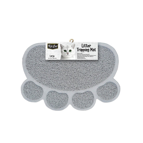 Kit Cat Litter Trapping Mat Grey