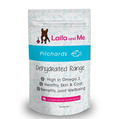 Laila & Me Dehydrated Australian Dehydrated Pilchards - 6 Pack Cat & Dog Treats