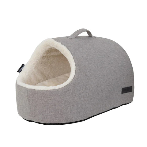 La Doggie Vita - Linen Look Stone Hideaway Bed
