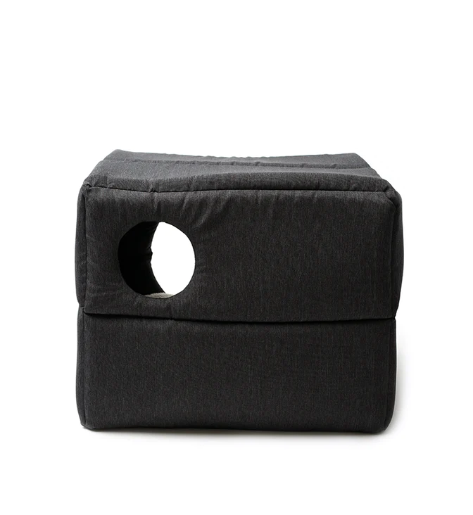 La Doggie Vita - Water Resistant Dog Cube - Grey