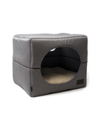 La Doggie Vita - Water Resistant Dog Cube - Grey