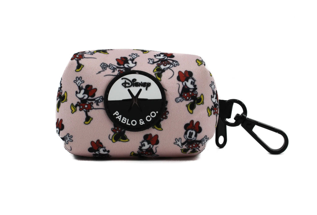 Pablo & Co Poop Bag Holder Minnie Mouse & Flowers