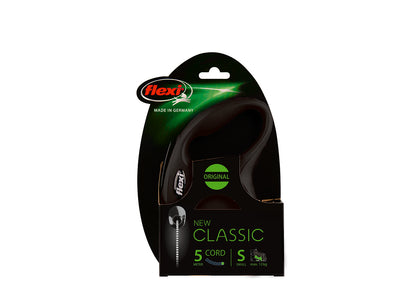 Flexi Classic Cord Retractable Dog Lead - 5 Metres