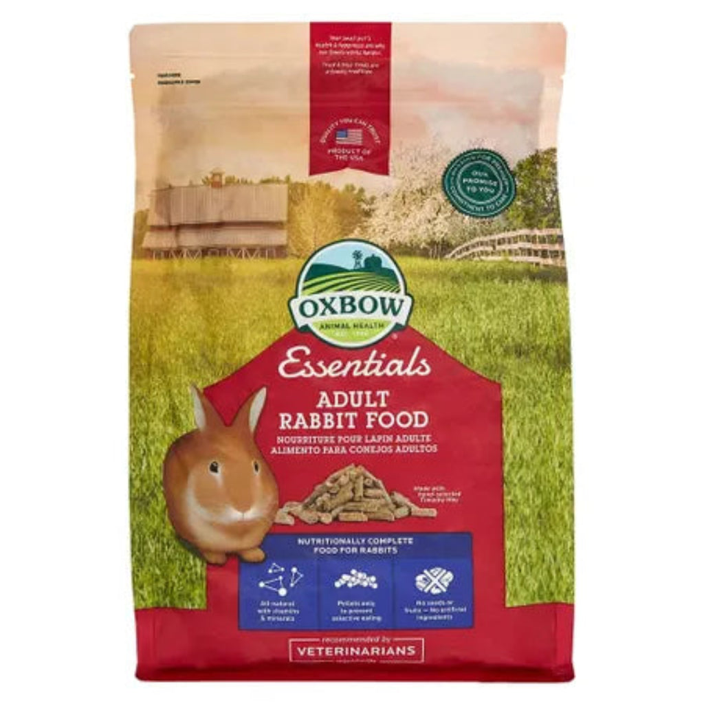Oxbow Essentials Adult Rabbit Food timothy hay pellets 2.25kg bag