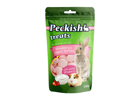 Upmarket Pets & Aquarium | Shop Peckish Strawberry & yoghurt drops 