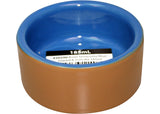 Pet One Blue Glazed Terracotta Dog Bowl