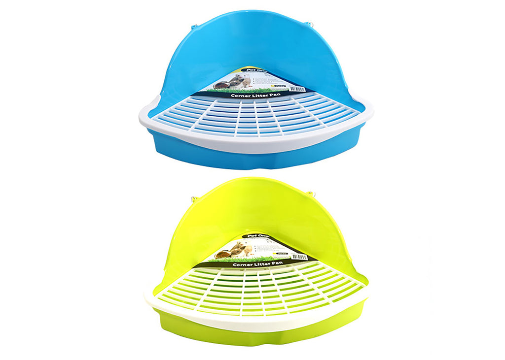 Pet One Small Animal Litter Pan with high back and cage hooks