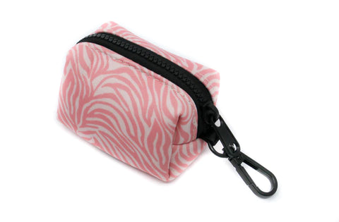 Pablo & Co Poop Bag Holder Pink Zebra