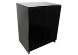 Reptile One ROC 600 aquarium and terrarium cabinet 60 x 45 x 76cm – handle-free storage cabinet with push-to-open doors in gloss black or walnut finish