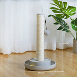 SmartCat Natural Sisal Track and Post Scratcher Cat Toy
