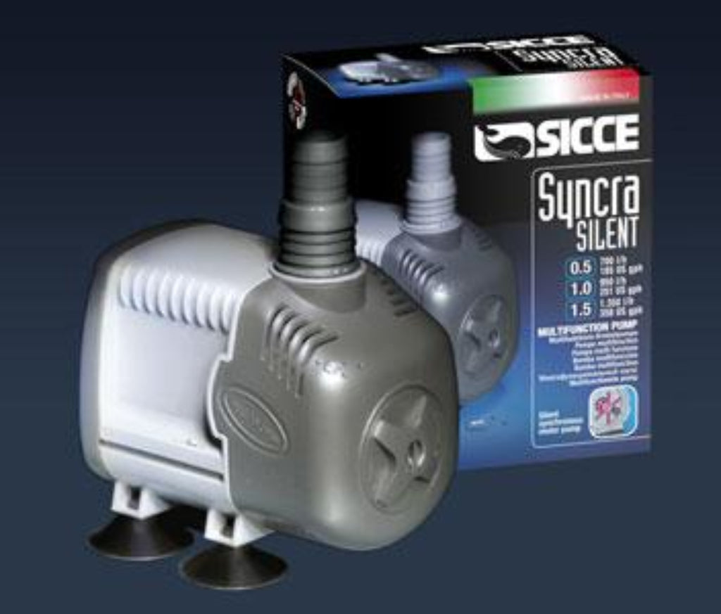 SICCE Syncra Silent 1.5 water pump – silent multifunction submersible and inline pump for aquariums, skimmers and fountains