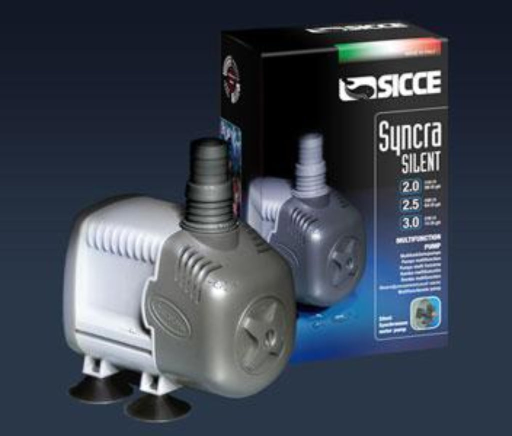 SICCE Syncra Silent 3.0 water pump – silent multifunction submersible and inline pump for aquariums, skimmers and fountains
