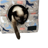 La Doggie Vita - Foldable Cat Cube Bed Catisse