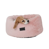 La Doggie Vita - Plush Donut Cat Bed Pink